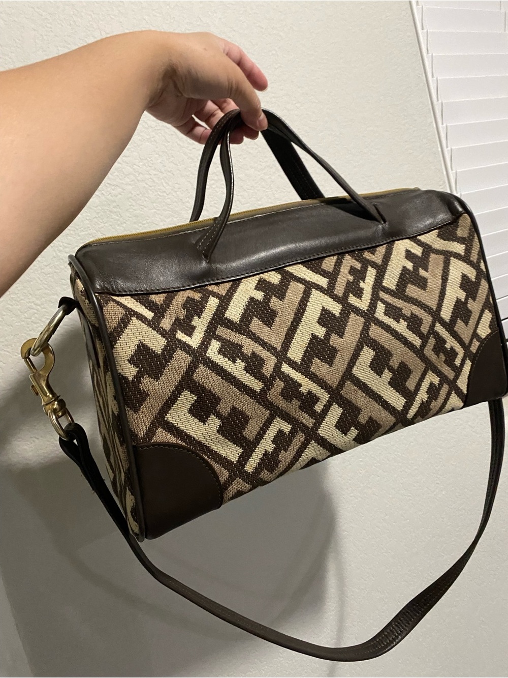 Fendi Zucca Boston Bag - Picture 5 of 13